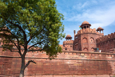 Lal qila - red fort in delhi, india. unesco world heritage site