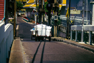 People walking on street