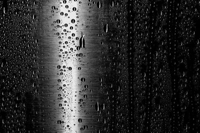 View of built structure in water