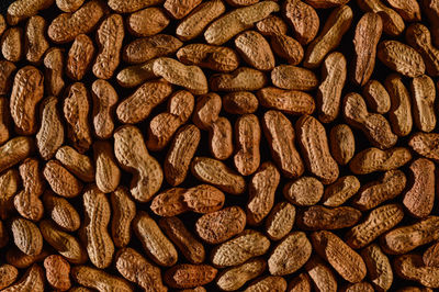 Full frame shot of groundnuts