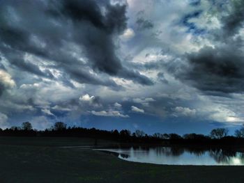 Scenic view of landscape against sky