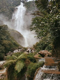 Ponot waterfall in indonesia