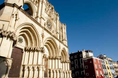 Low angle view of building against sky