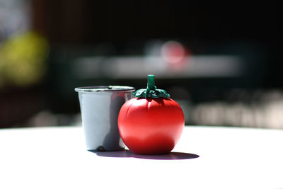 Close-up of drink on table