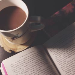 Close-up of books on book