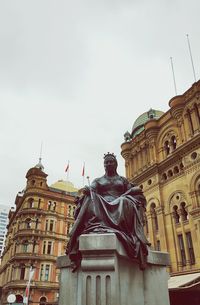 Low angle view of historical building