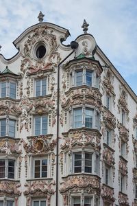 Low angle view of building against sky