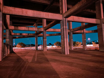 View of bridge in city