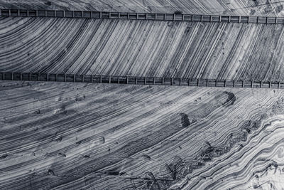 Texture of natural, raw salt in an underground salt mine, turda salt mine, romania