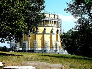 Low angle view of historical building