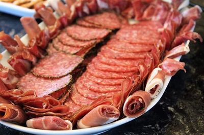 Close-up of meal served in plate