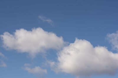 Low angle view of clouds in sky