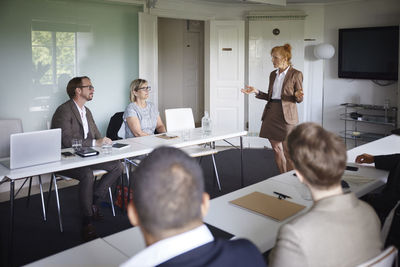 Business people at meeting