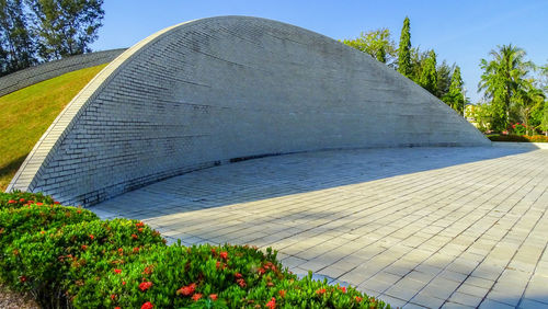 Scenic view of park against sky