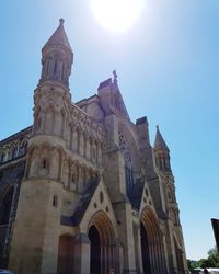 Low angle view of historic building against sky