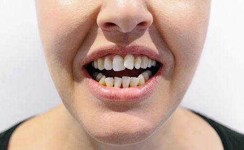 Close-up of a smiling young woman