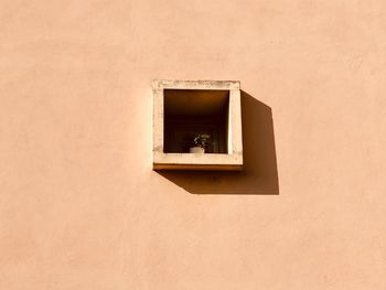 Close-up of window on wall