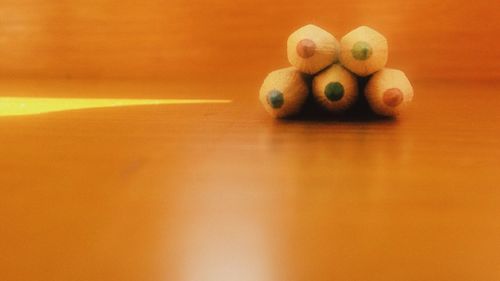 Close-up of yellow shadow