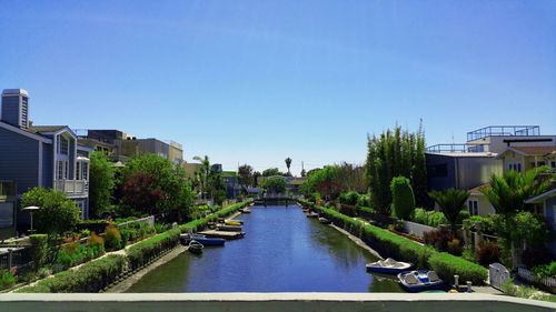 Canal in venice beach california
