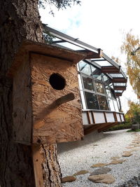 Low angle view of old building