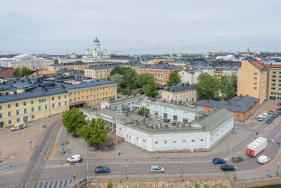 Main guard post for presidential palace in helsinki, finland.