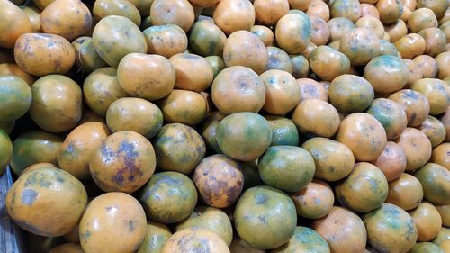Full frame shot of fruits for sale at market stall