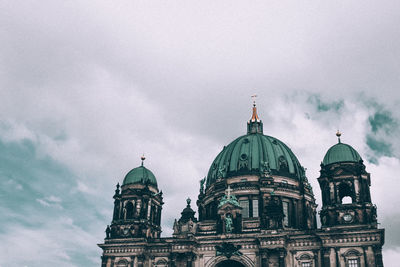 Low angle view of cathedral against sky
