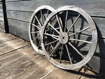 Ferris wheel on wood