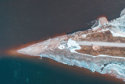 Aerial view of beach