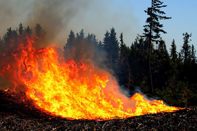 burning