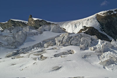 View of  the swiss alps