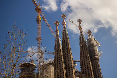 Low angle view of cathedral against sky