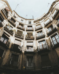 Low angle view of building in city