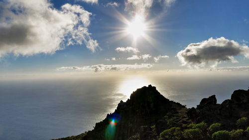 Panoramic view of landscape against sky