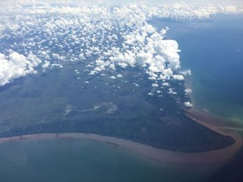 Aerial view of landscape