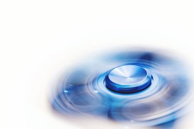 Close-up of smoke against white background