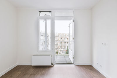 Interior of empty room in apartment