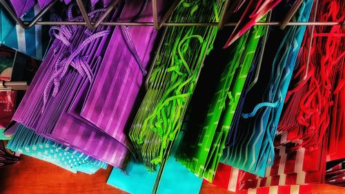 Close-up of multi colored wall