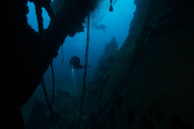 People enjoying scuba diving