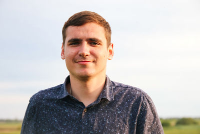Portrait of young man