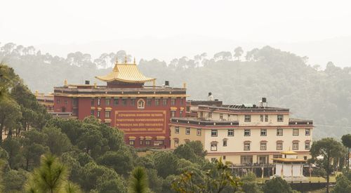 Residential buildings against sky