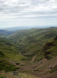 Scenic view of landscape against sky