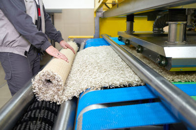 Man working in factory