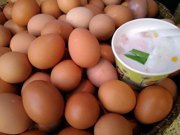 Close-up of eggs