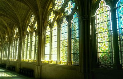 View of ornate window in building