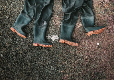 Low section of person standing on floor