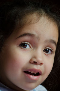 Close-up portrait of young woman