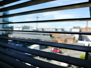 Close-up of window against blurred background