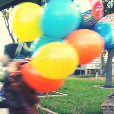 multi colored, balloon, celebration, hanging, colorful, focus on foreground, ball, sphere, yellow, close-up, variation, childhood, food and drink, fruit, day, sport, decoration, still life, no people, cultures