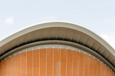 Low angle view of building against sky